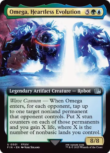 Omega, Heartless Evolution (Extended Art) (501), FINAL FANTASY — Magic card price