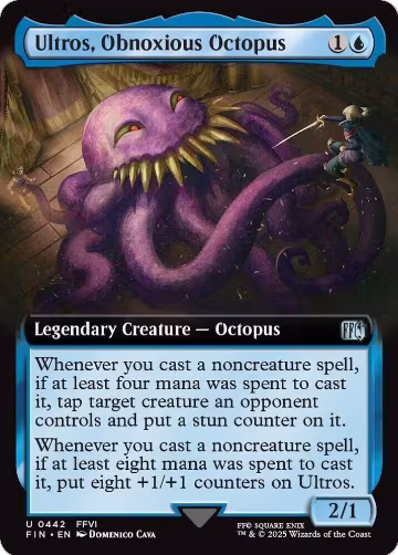 Ultros, Obnoxious Octopus (Extended Art) (442), FINAL FANTASY — Magic card price