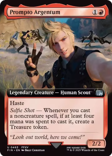 Prompto Argentum (Extended Art) (463), FINAL FANTASY — Magic card price