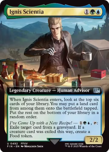 Ignis Scientia (Extended Art) (492), FINAL FANTASY — Magic card price