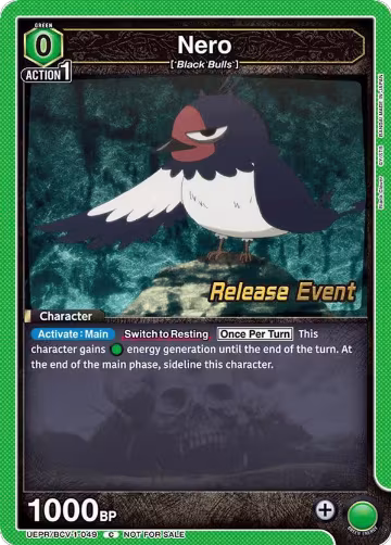 Nero (049) (UEPR/BCV-1-049), Black Clover Release Event Cards — Union Arena card price