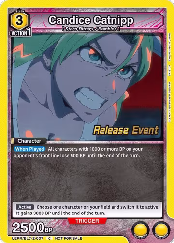 Candice Catnipp (UEPR/BLC-2-007), UEX01BT: BLEACH: Thousand-Year Blood War Vol.2 Release Event Cards — Union Arena card price