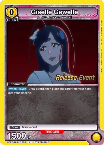 Giselle Gewelle (008) (UEPR/BLC-2-008), UEX01BT: BLEACH: Thousand-Year Blood War Vol.2 Release Event Cards — Union Arena card price