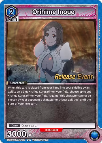 Orihime Inoue (013) (UEPR/BLC-2-013), UEX01BT: BLEACH: Thousand-Year Blood War Vol.2 Release Event Cards — Union Arena card price