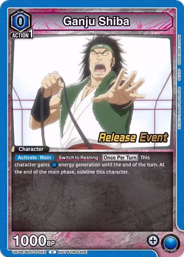 Ganju Shiba (UEPR/BLC-2-022), UEX01BT: BLEACH: Thousand-Year Blood War Vol.2 Release Event Cards — Union Arena card price
