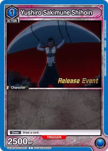 Yushiro Sakimune Shihoin (UEPR/BLC-2-023), UEX01BT: BLEACH: Thousand-Year Blood War Vol.2 Release Event Cards — Union Arena card price