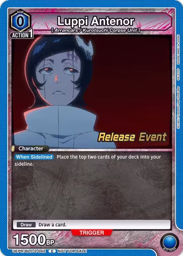 Luppi Antenor (UEPR/BLC-2-042), UEX01BT: BLEACH: Thousand-Year Blood War Vol.2 Release Event Cards — Union Arena card price