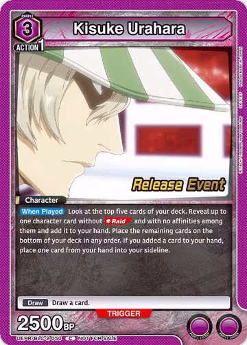 Kisuke Urahara (050) (UEPR/BLC-2-050), UEX01BT: BLEACH: Thousand-Year Blood War Vol.2 Release Event Cards — Union Arena card price