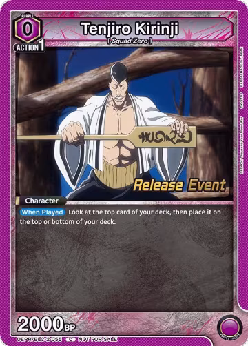 Tenjiro Kirinji (UEPR/BLC-2-055), UEX01BT: BLEACH: Thousand-Year Blood War Vol.2 Release Event Cards — Union Arena card price