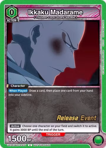 Ikkaku Madarame (UEPR/BLC-2-071), UEX01BT: BLEACH: Thousand-Year Blood War Vol.2 Release Event Cards — Union Arena card price