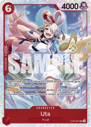 Uta (ST23-001), ST-23: Starter Deck 23 RED Shanks — One Piece card price