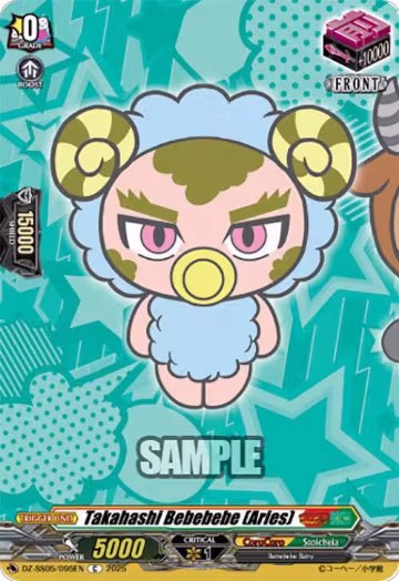 Takahashi Bebebebe (Aries) (DZ-SS05/095EN), DZ-SS05: CoroCoro Start Deck Pack — Vanguard card price