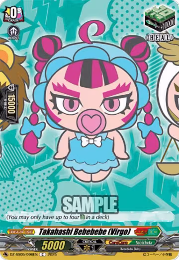 Takahashi Bebebebe (Virgo) (DZ-SS05/096EN), DZ-SS05: CoroCoro Start Deck Pack — Vanguard card price
