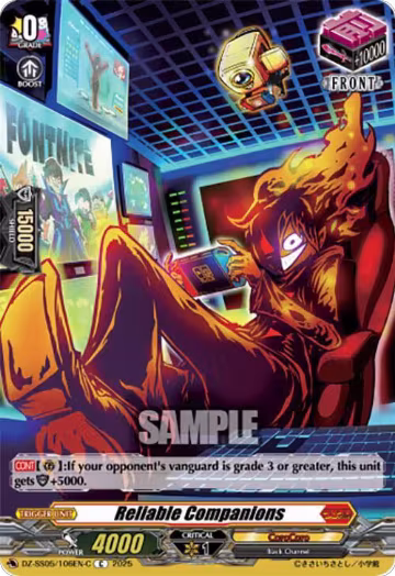 Reliable Companions (C) (DZ-SS05/106EN-C), DZ-SS05: CoroCoro Start Deck Pack — Vanguard card price