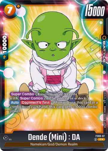 Dende (Mini) : DA (Bonus Pack Alternate Art) (FS08-07) — card price