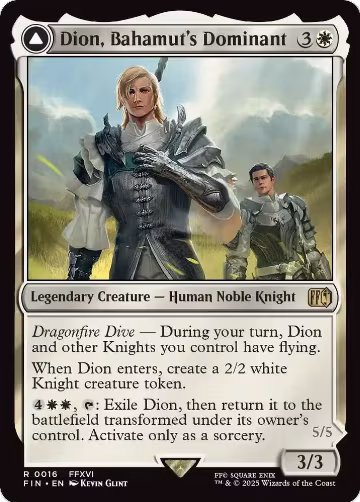 Dion, Bahamut's Dominant (16), FINAL FANTASY — Magic card price