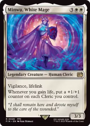 Minwu, White Mage (26), FINAL FANTASY — Magic card price
