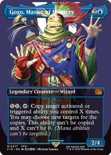 Gogo, Master of Mimicry (Borderless) (377), FINAL FANTASY — Magic card price