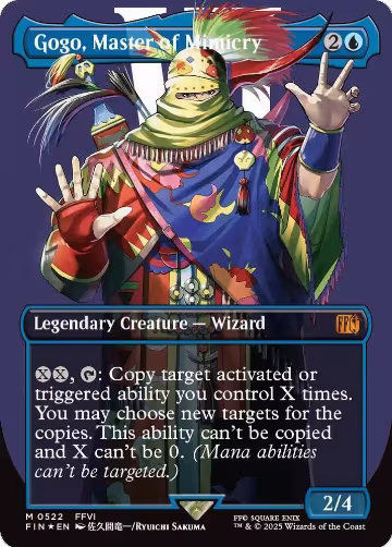 Gogo, Master of Mimicry (Borderless) (Surge Foil) (522), FINAL FANTASY — Magic card price