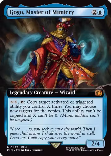 Gogo, Master of Mimicry (Extended Art) (437), FINAL FANTASY — Magic card price
