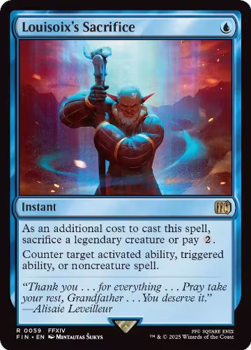 Louisoix's Sacrifice (59), FINAL FANTASY — Magic card price