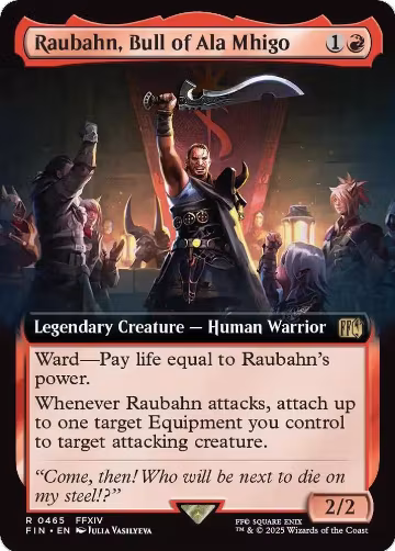 Raubahn, Bull of Ala Mhigo (Extended Art) (465), FINAL FANTASY — Magic card price