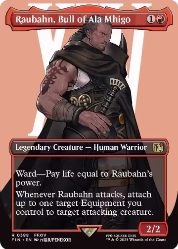 Raubahn, Bull of Ala Mhigo (Borderless) (388), FINAL FANTASY — Magic card price