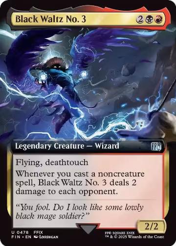 Black Waltz No. 3 (Extended Art) (478), FINAL FANTASY — Magic card price