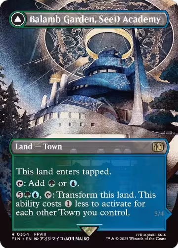 Balamb Garden, SeeD Academy (Borderless) (354), FINAL FANTASY — Magic card price