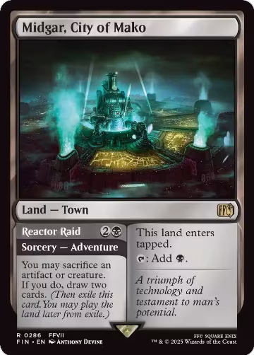 Midgar, City of Mako (286), FINAL FANTASY — Magic card price
