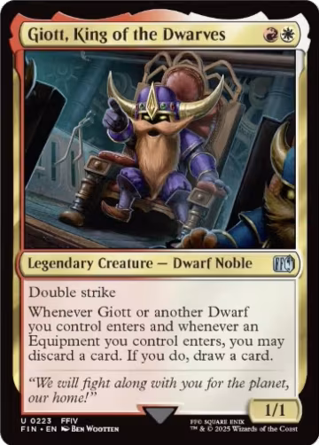 Giott, King of the Dwarves (223), FINAL FANTASY — Magic card price