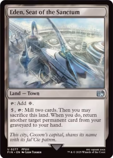 Eden, Seat of the Sanctum (277), FINAL FANTASY — Magic card price
