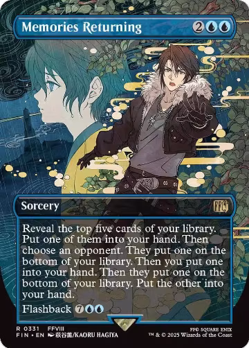 Memories Returning (Borderless) (331), FINAL FANTASY — Magic card price
