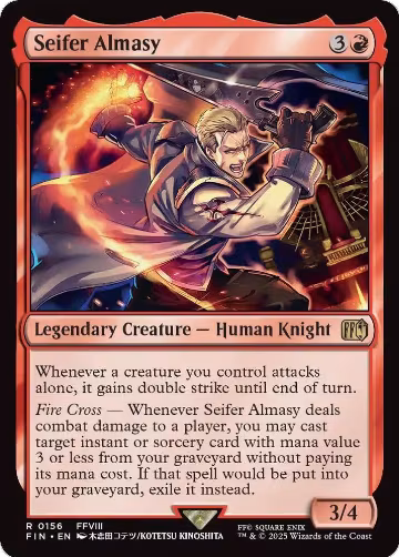 Seifer Almasy (156), FINAL FANTASY — Magic card price