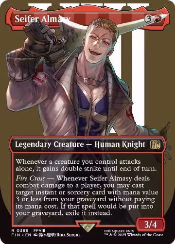 Seifer Almasy (Borderless) (389), FINAL FANTASY — Magic card price