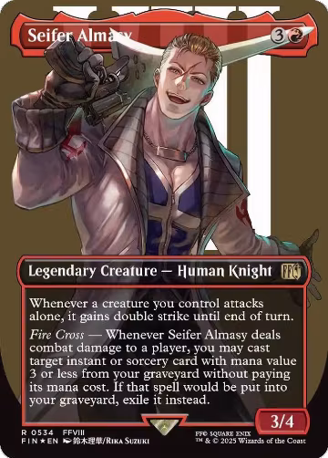 Seifer Almasy (Borderless) (Surge Foil) (534), FINAL FANTASY — Magic card price