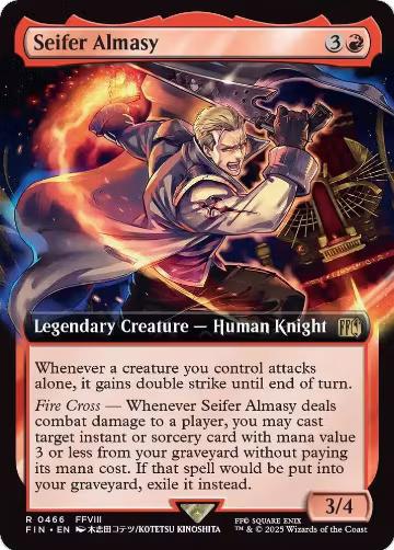 Seifer Almasy (Extended Art) (466), FINAL FANTASY — Magic card price