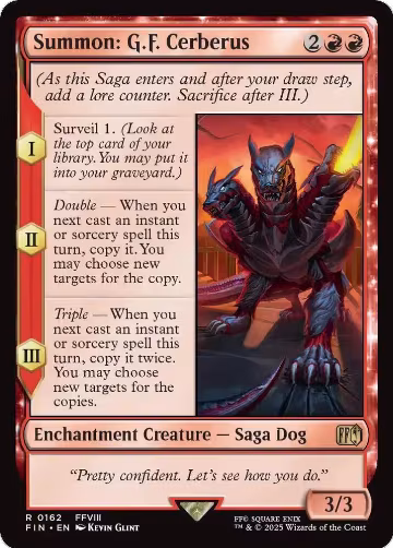 Summon: G.F. Cerberus (162), FINAL FANTASY — Magic card price