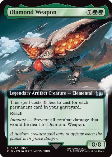 Diamond Weapon (Extended Art) (470), FINAL FANTASY — Magic card price