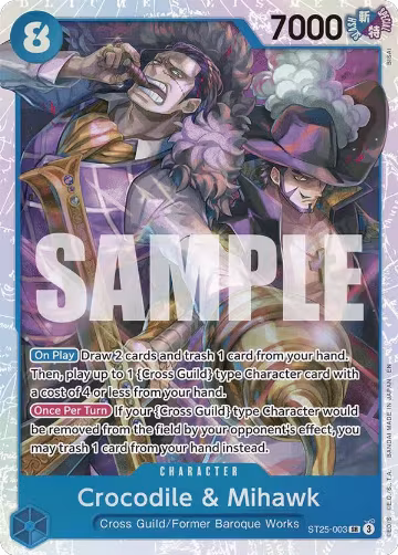 Crocodile & Mihawk (ST25-003) — card price
