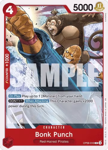 Bonk Punch (Reprint) (OP09-010), ST-23: Starter Deck 23 RED Shanks — One Piece card price