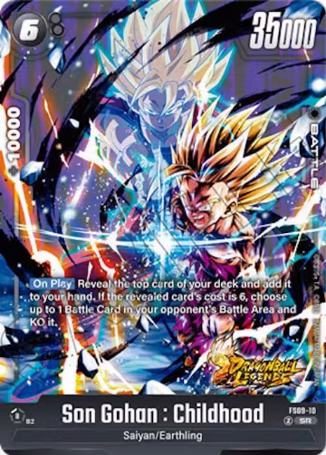 Son Gohan : Childhood (FS09-10), Starter Deck 9: Shallot — DB Fusion card price