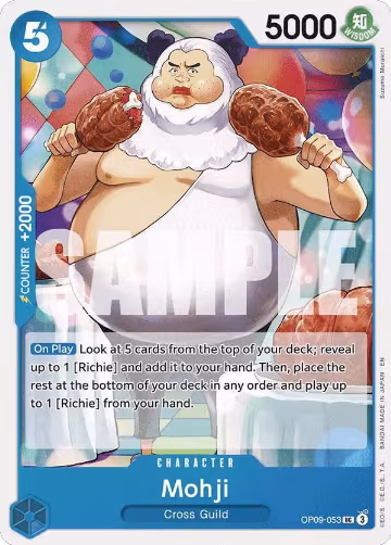 Mohji (Reprint) (OP09-053), ST-25: Starter Deck 25 BLUE Buggy — One Piece card price