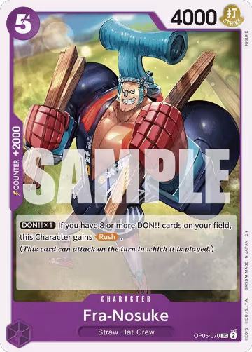 Fra-Nosuke (Reprint) (OP05-070), ST-26: Starter Deck 26 PURPLE/BLACK Monkey.D.Luffy — One Piece card price