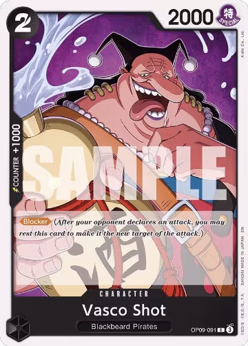 Vasco Shot (Reprint) (OP09-091), ST-27: Starter Deck 27 BLACK Marshall.D.Teach — One Piece card price