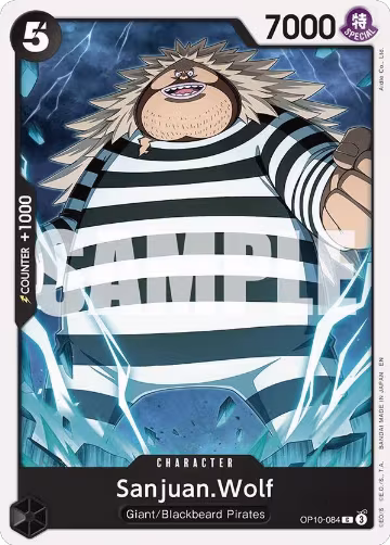 Sanjuan.Wolf (Reprint) (OP10-084), ST-27: Starter Deck 27 BLACK Marshall.D.Teach — One Piece card price