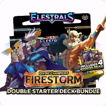 Firestorm - Hermes vs. Zeus Double Starter Deck Bundle with 4 Packs, Divine Champions: Firestorm Starter Decks — Elestrals card price
