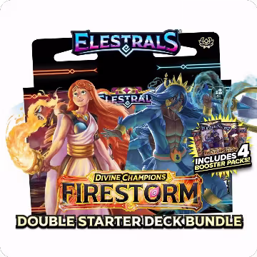 Firestorm - Hestia vs. Poseidon Double Starter Deck Bundle with 4 Packs, Divine Champions: Firestorm Starter Decks — Elestrals card price