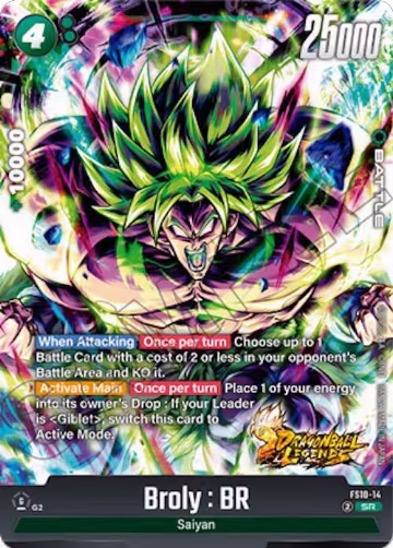 Broly : BR (FS10-14), Starter Deck 10: Giblet — DB Fusion card price