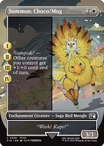 Summon: Choco/Mog (Borderless) (358), FINAL FANTASY — Magic card price